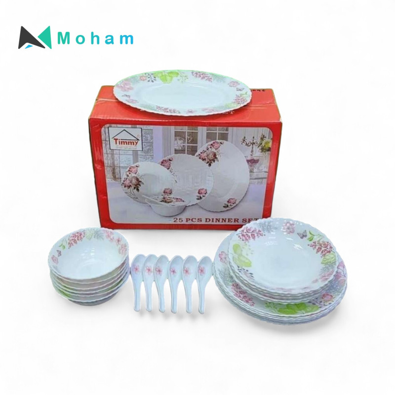 TIMMY OPAL DINNER SET 25PCS