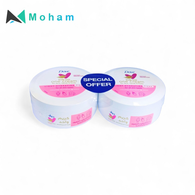 DOVE ONE CREAM LIGHT HYDRATING CREAM 250ML(1X6)