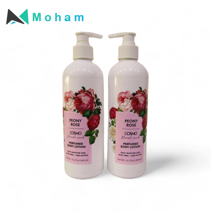 COSMO BODY LOTION PEONY ROSE 480ML