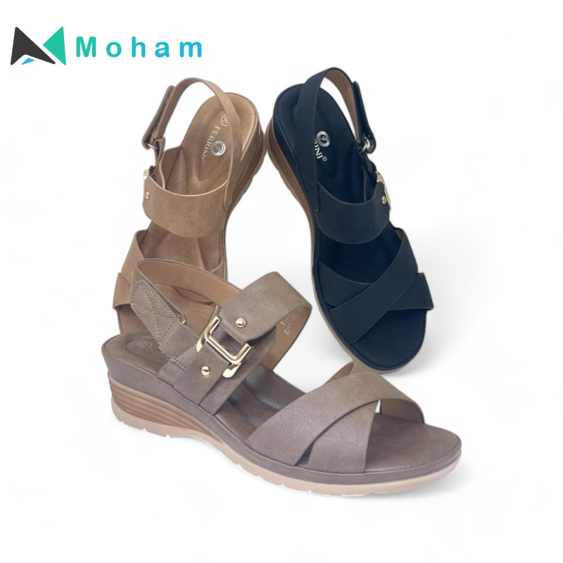 FERRINI Stacked Sandals