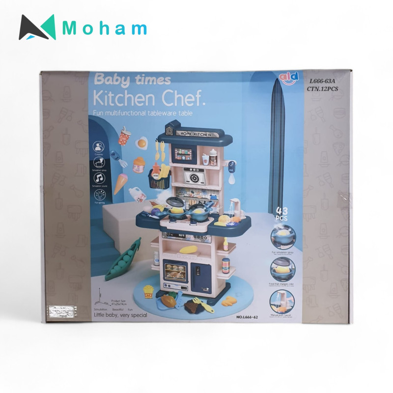 Baby Times Kitchen Chef Playset