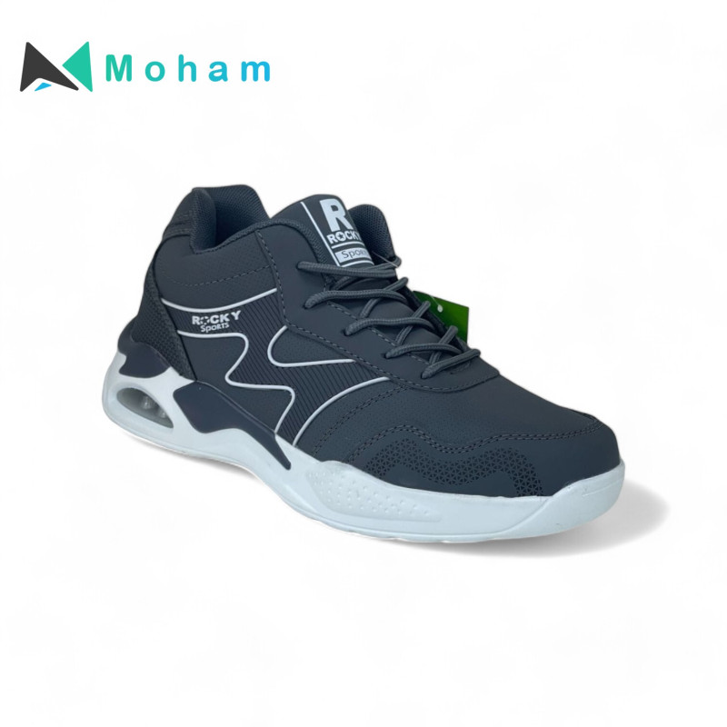 SPIC DK.GRY/WHT Men's Sport Shoes
