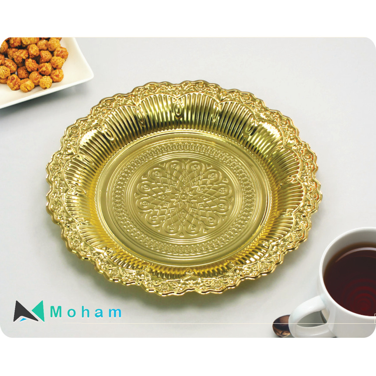 Luxurious Gold Plated Serving Tray - GER6884