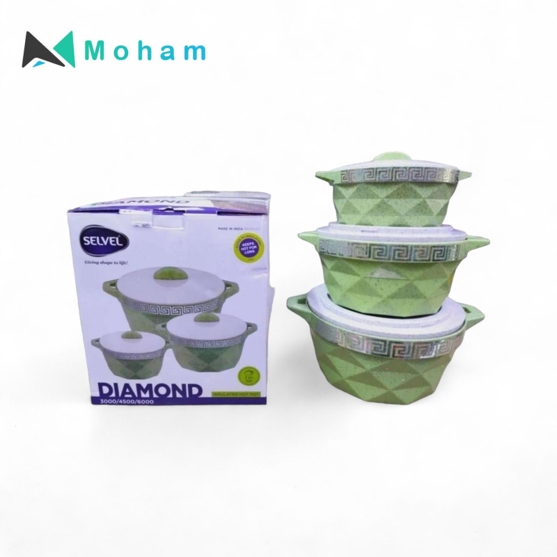 DIAMOND GRANITE HOTPOT 3 PC SET