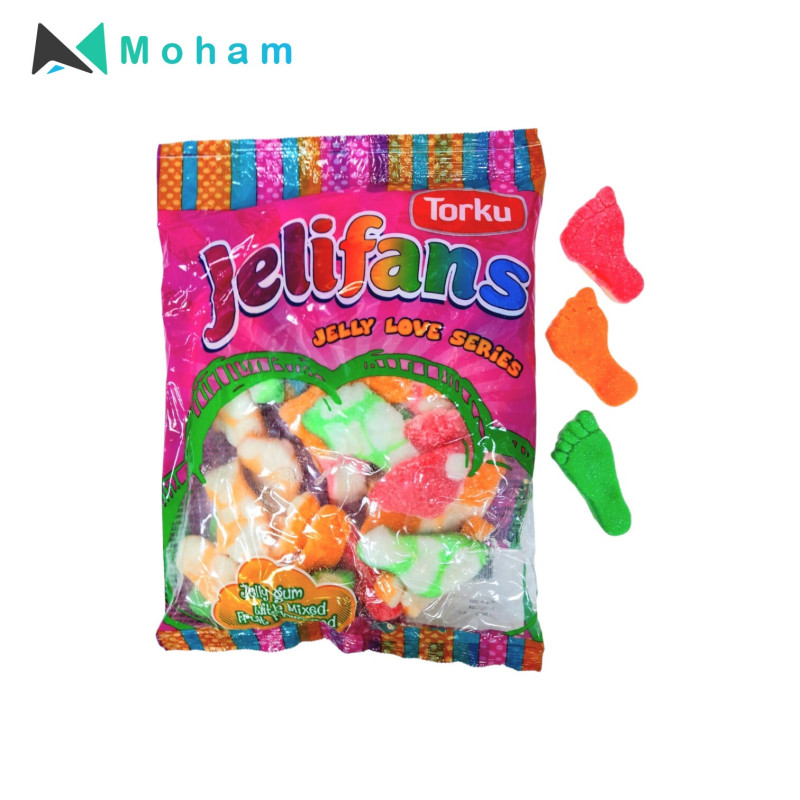 Jelifans Jelly Gum with Mixed Fruit Flavors 1kl.