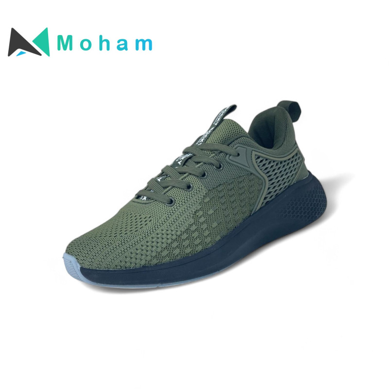 SPIC Olive Green Men's Running Shoes