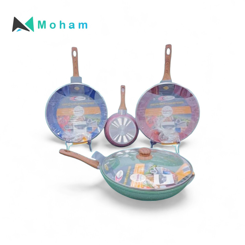KAWASHI FORGED FRY PAN WITH GLASS LID