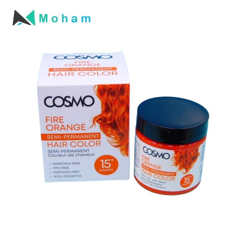 COSMO HAIR COLOUR CREAM FIRE ORANGE 120GM