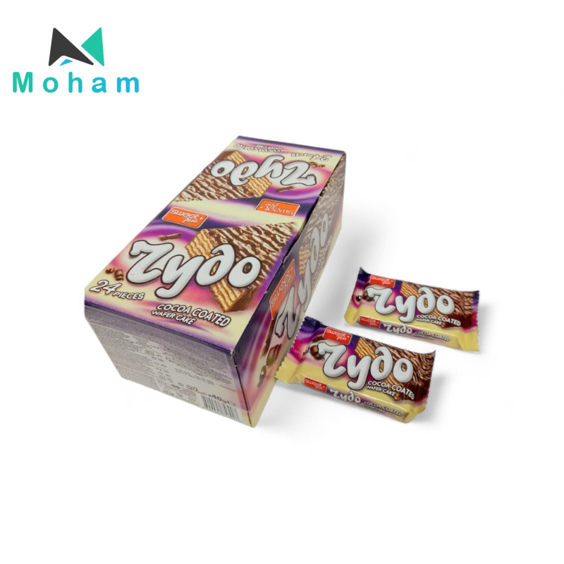 Zyao Cocoa Coated Wafer Cake 24pcs.40grams