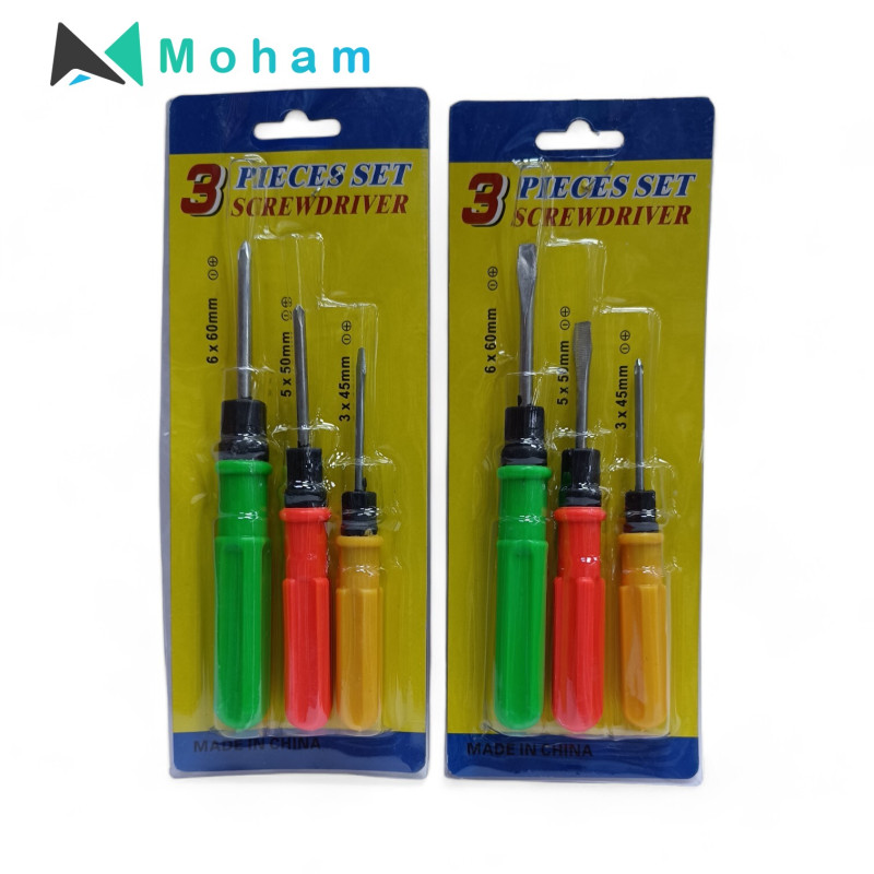3-Piece Screwdriver Set