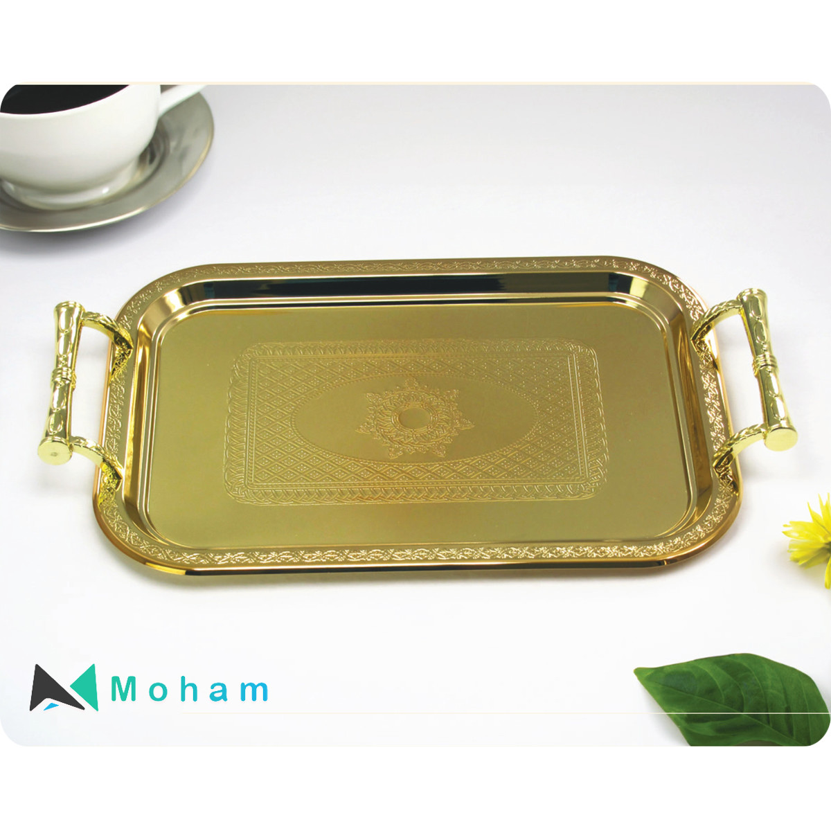 Serving Tray with Rope Handles - GER 1883