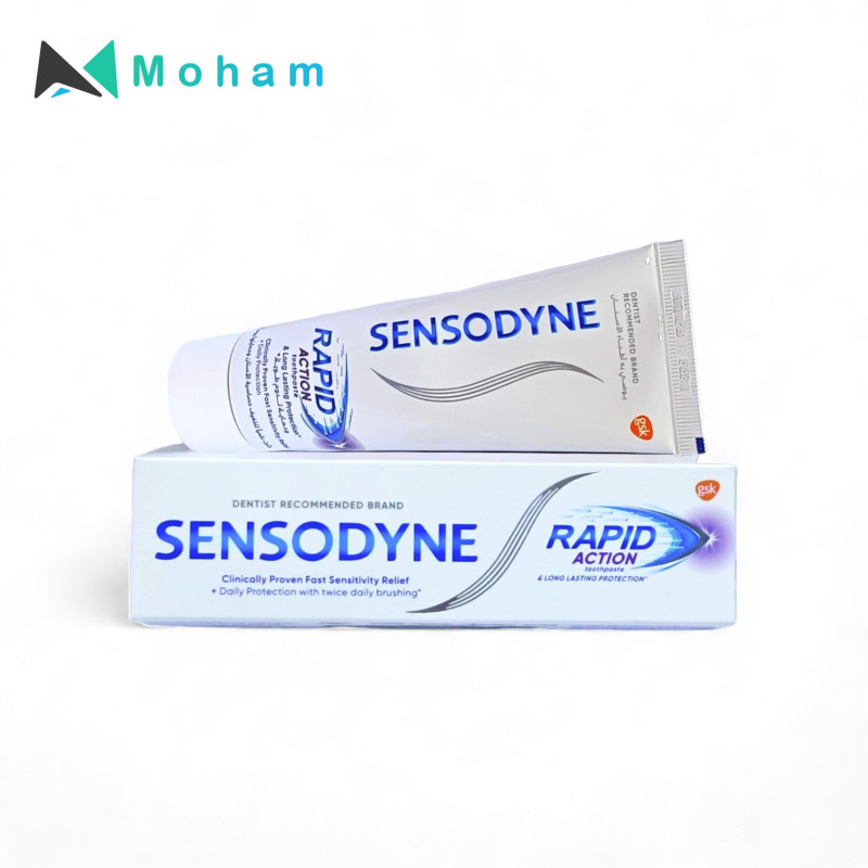 SENSODYNE TOOTHPASTE RAPID ACTION 75ML