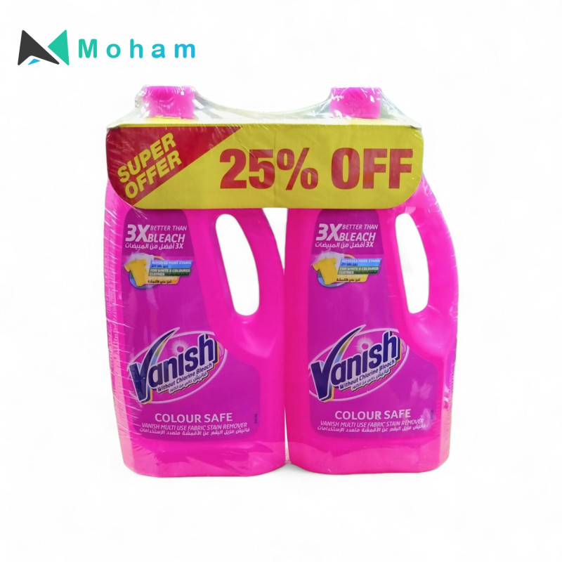 VANISH LIQUID STAIN REMOVER PINK+PINK 1L