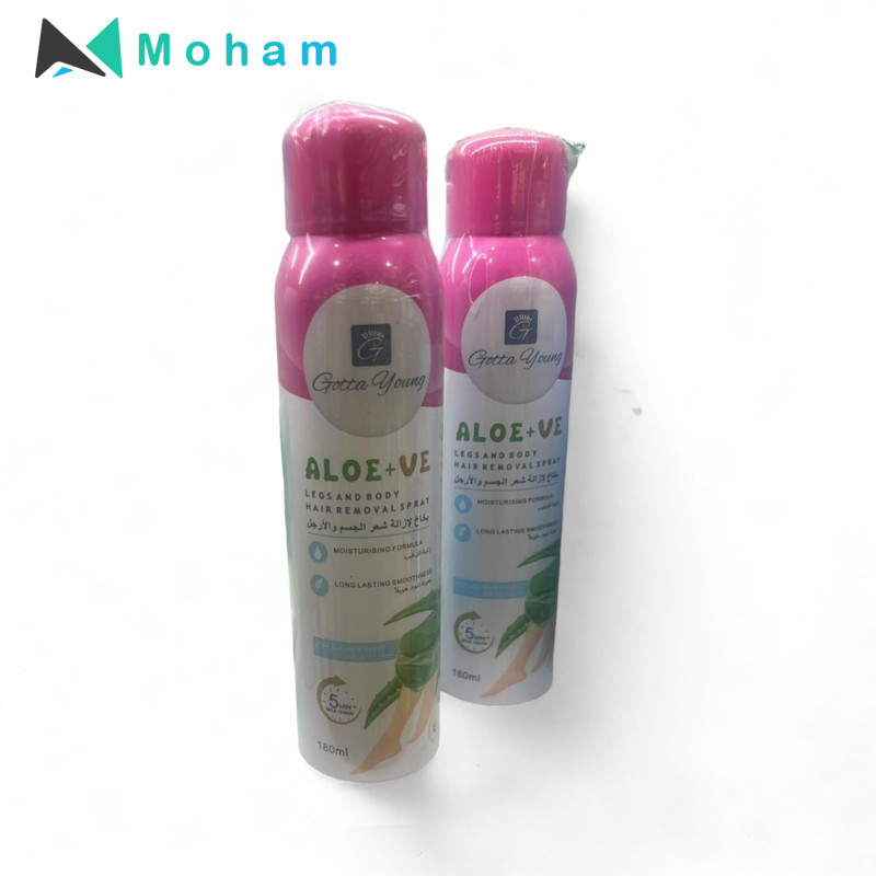 GOTTA YOUNG ALOE+VE LEG AND BODY HAIR REMOVAL SPRAY