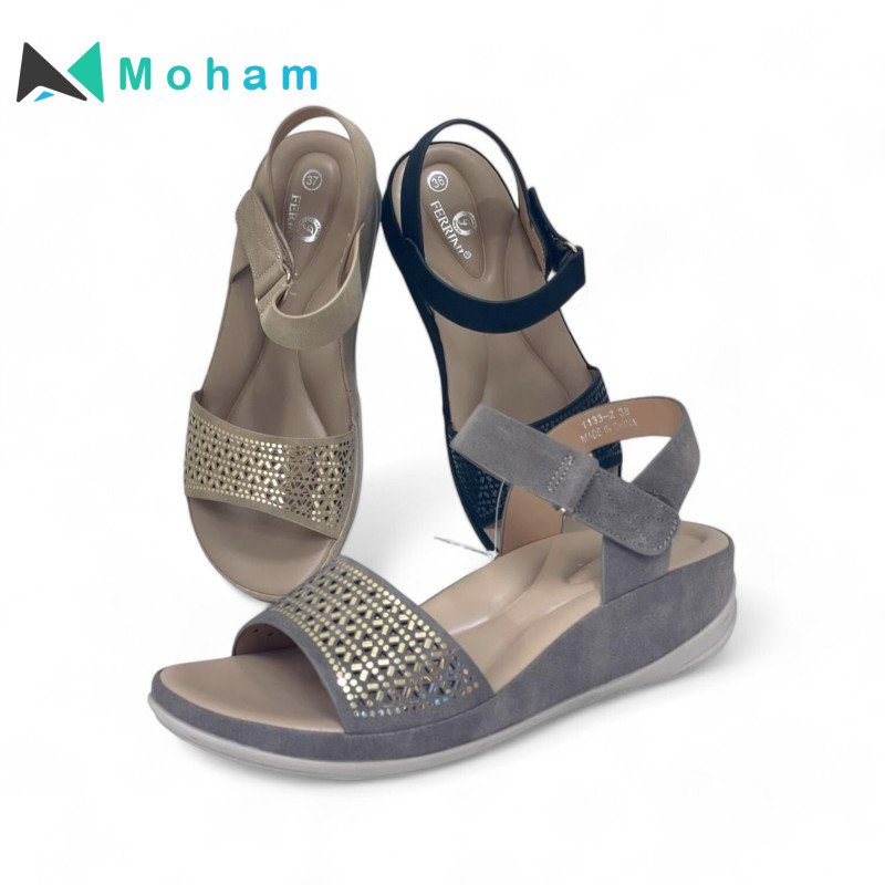Ferrini Spic Wedge Sandals