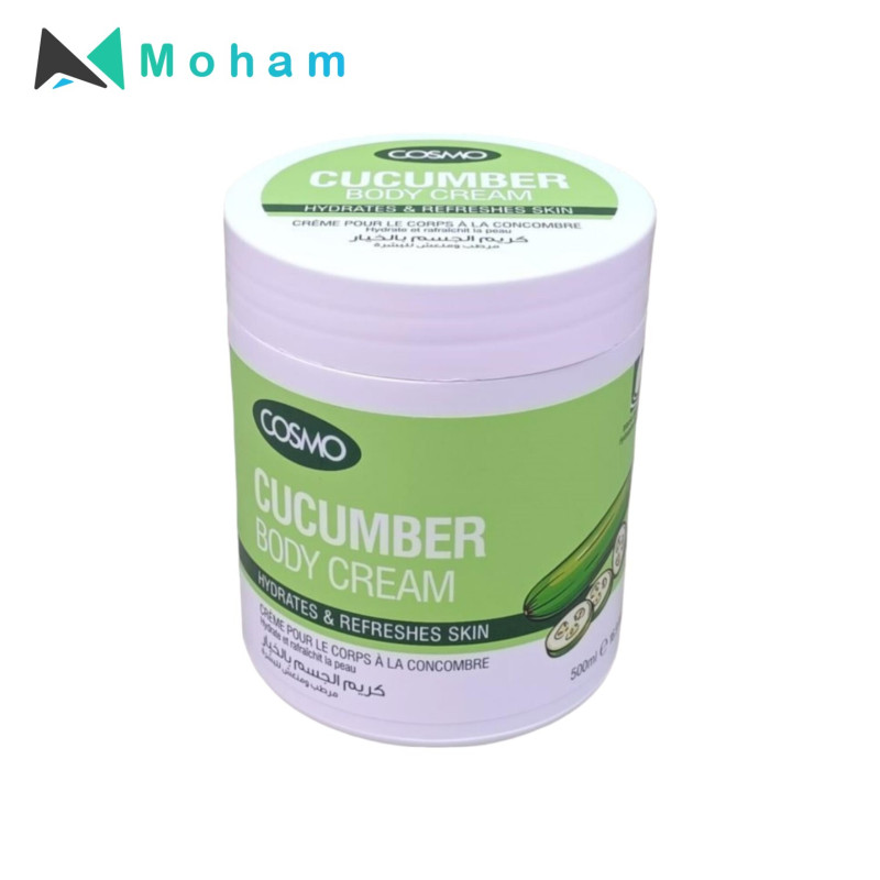 COSMO CUCUMBER BODY CREAM 500ML