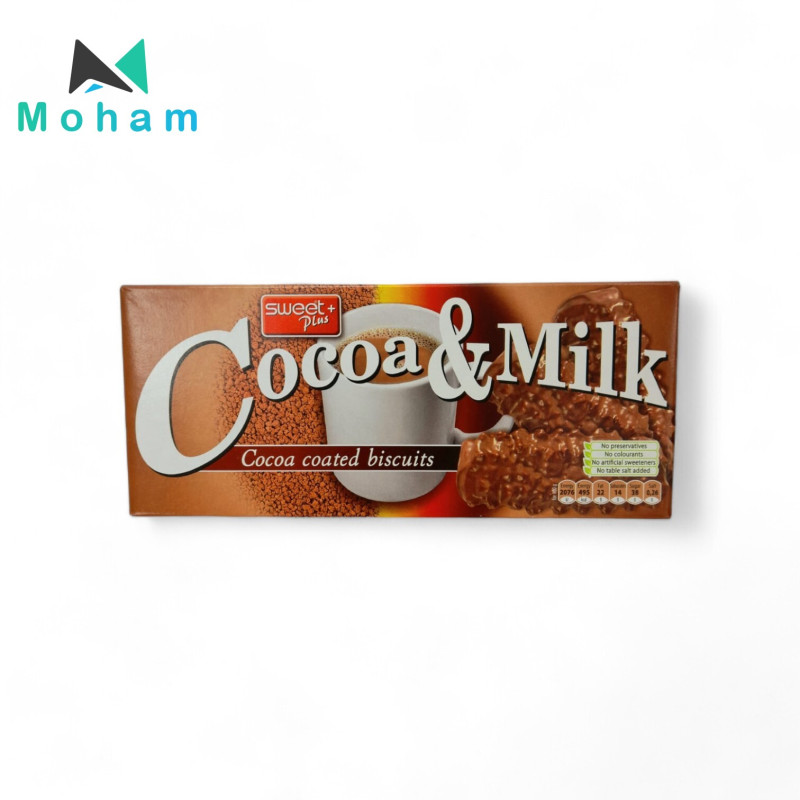 Sweet Cocoa & Milk Biscuits 24 pcs. 140 grams