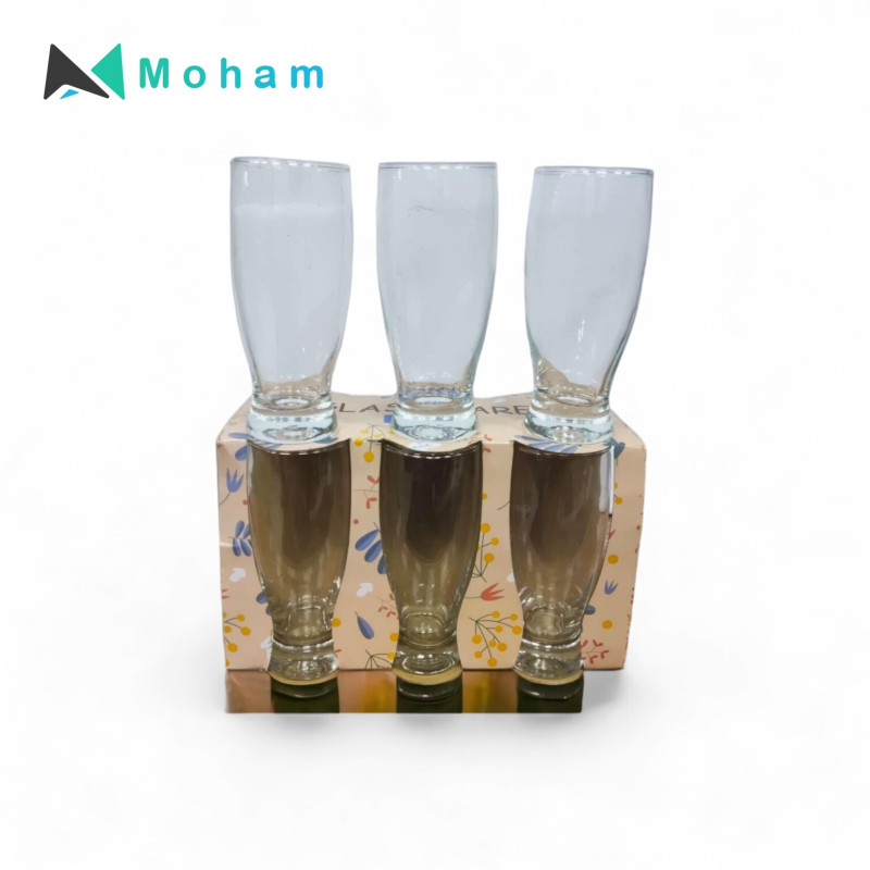 GLASS CUP 5X15.2CM-6PCS