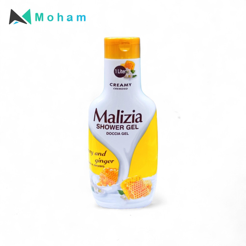 MALIZIA SHOWER GEL HONEY & GINGER 1000ML