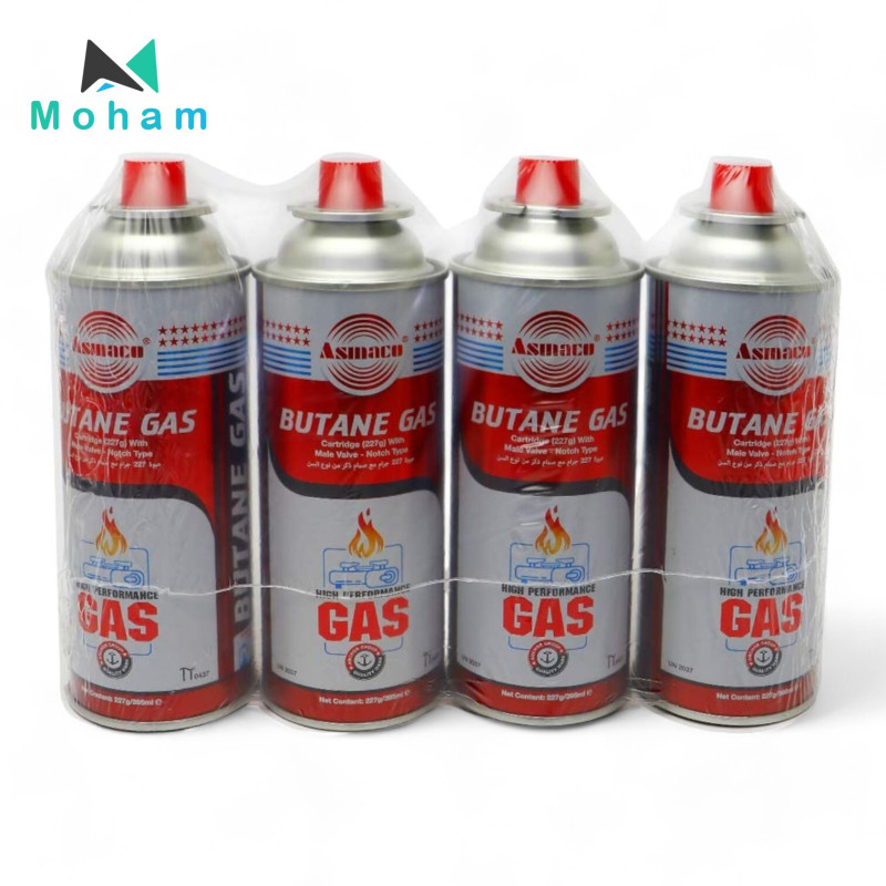 ASMACO BUTANE GAS (4PC/PK) 220GM