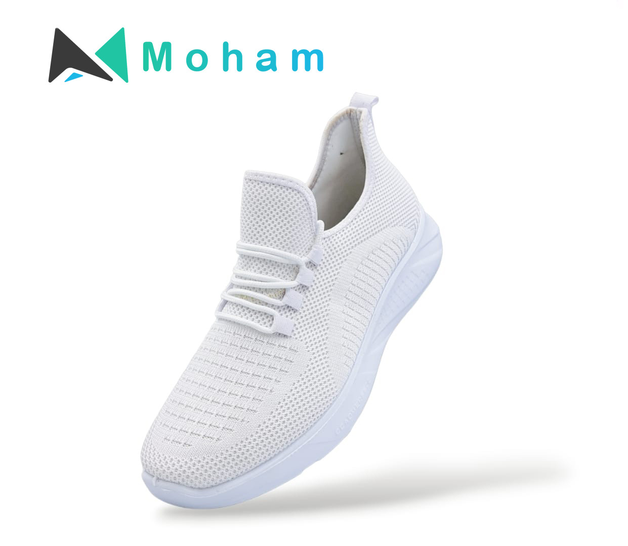 AirWeave Knit Sneakers-White