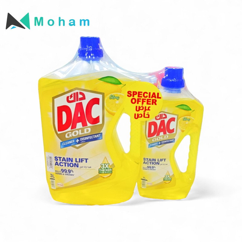 DAC GOLD MULTIPURPOSE CITRUS 3X3LTR