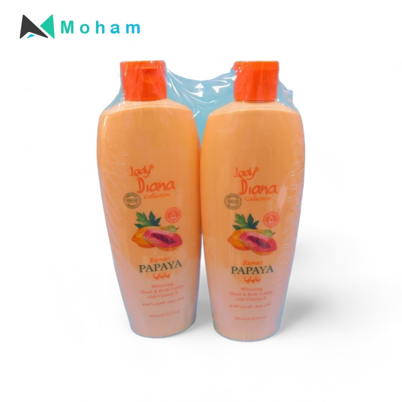 LD PAPAYA EXTRACT HAND & BODY LOTION 400ML.