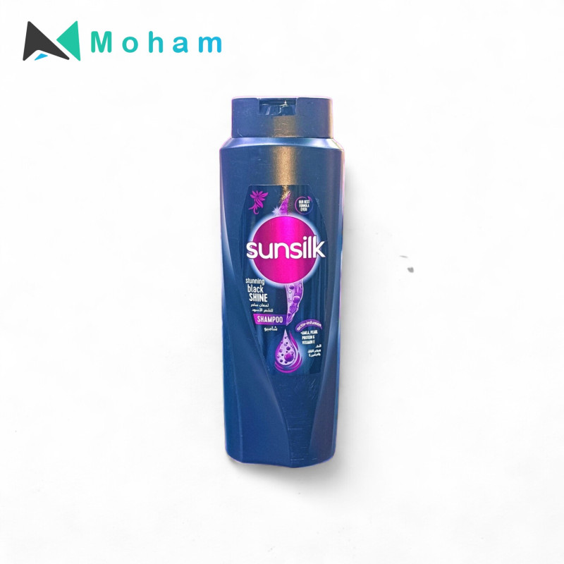 SUNSILK STUNNING BLACK & SHINE SHAMPOO 600ML