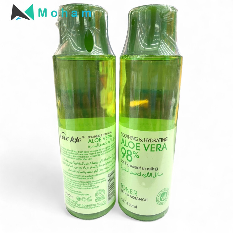 LOVE JOJO SMOOTHING & HYDRATING TONER ALOE VERA 98%
