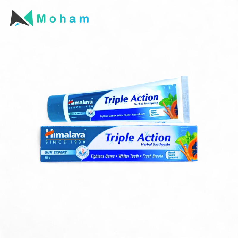 HIMALAYA TOOTHPASTE TRIPLE ACTION 125ML