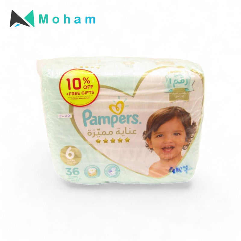 PAMPERS PREMIUM CARE NO:6 36PC/BG
