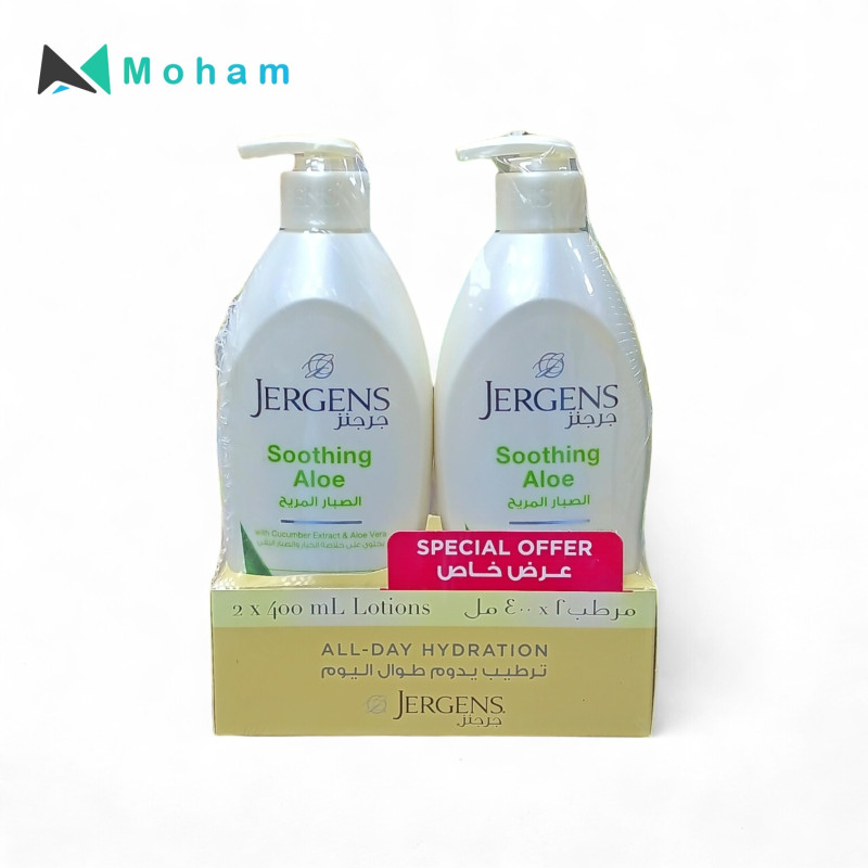 JERGENS SOOTHING ALOE LOTION 400ML