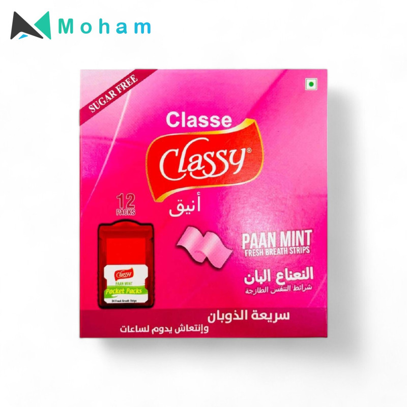 Classy Mints Fresh Breath Strips