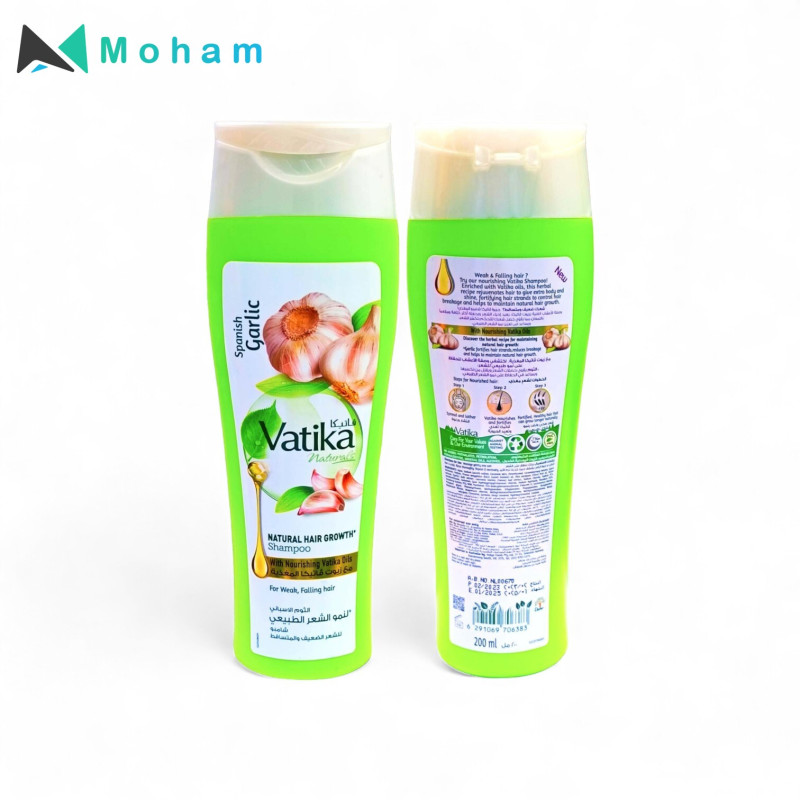 VATIKA SHAMPOO SPANISH GARLIC 200ML