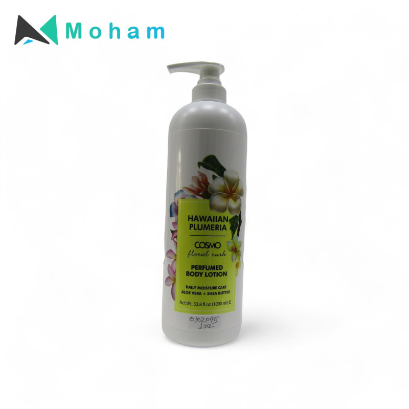 COSMO BODY LOTION HAWAIIAN PLUMERIA 1000ML