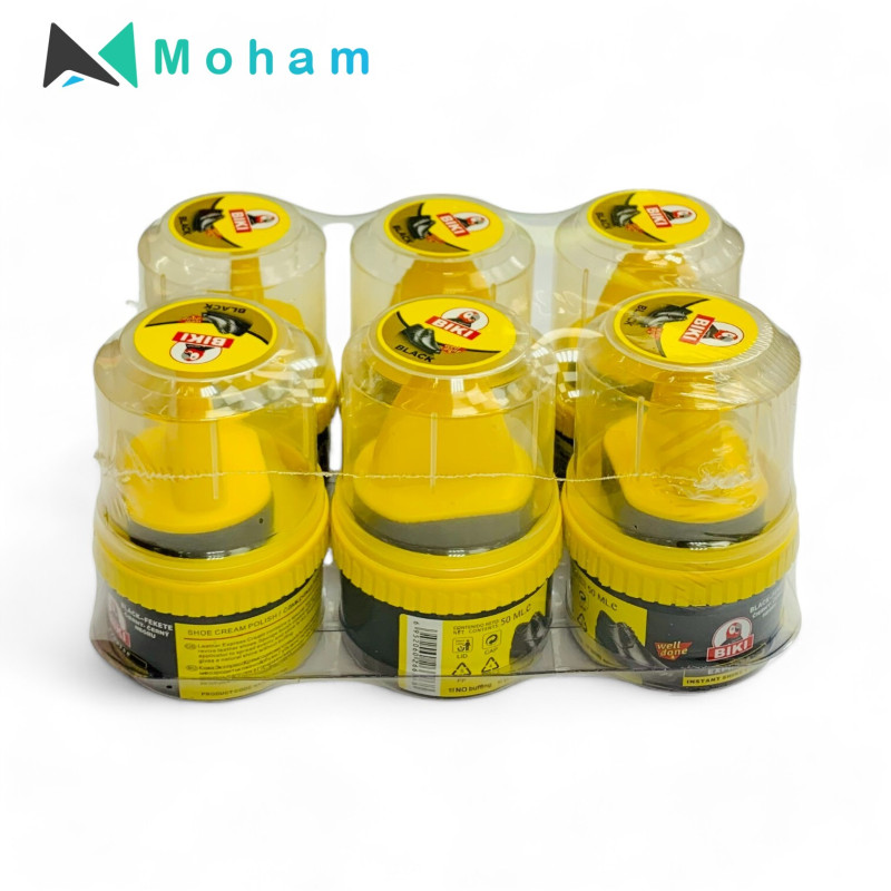 BIKI Black Shoe Cream Polish