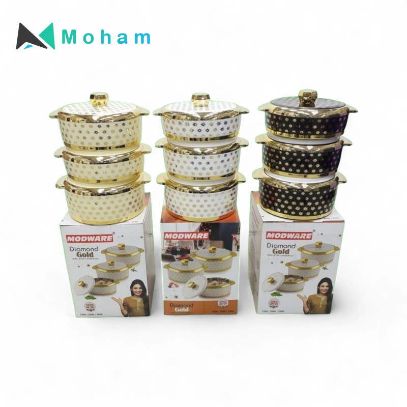 MODWARE DIAMOND GOLD SET OF 3