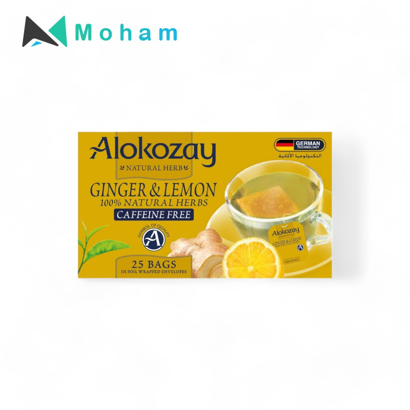 Alokozay Ginger Lemon Tea Bag 25HS