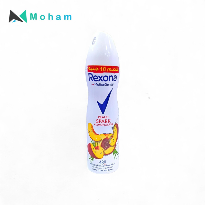 REXONA (W) DEO PEACH SPARK & LEMON GRASS 150ML