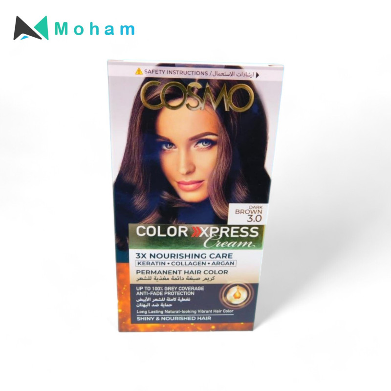 3.0 DARK BROWN COSMO HAIR COLOR