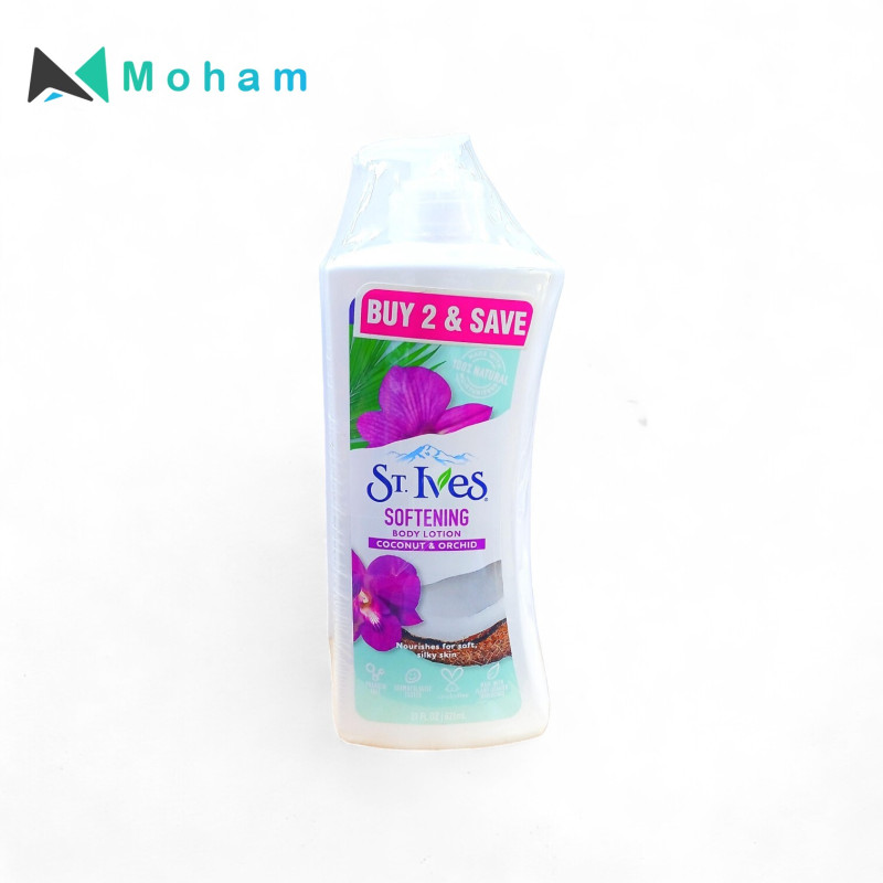 ST.IVES COCONUT & ORCHID BODY LOTION 621ML(2PC/ST)