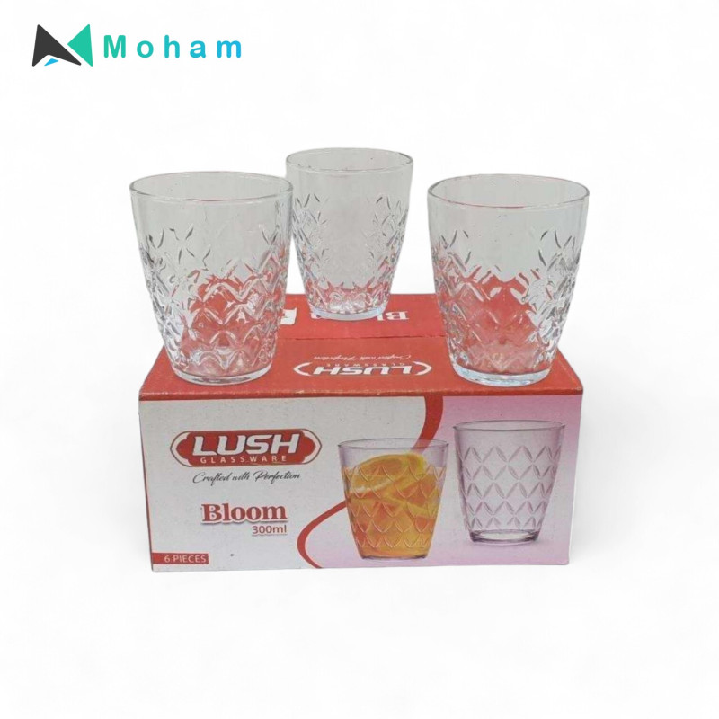 LUSH BLOOM TUMBLER-6PCS