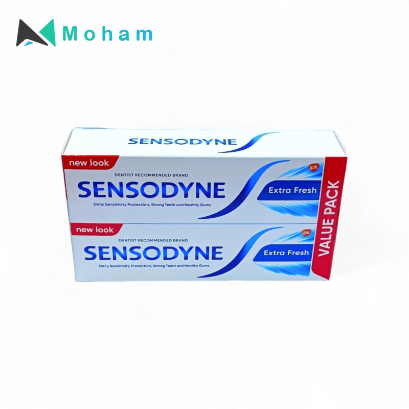 SENSODYNE TOOTH PASTE EXTRA FRESH 75ML/2PC ST