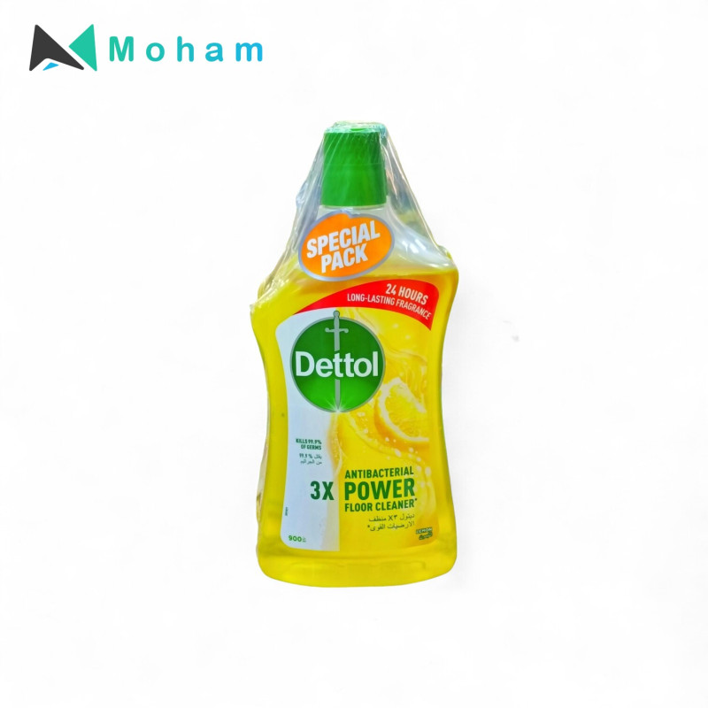 DETTOL FLOOR CLEANER LEMON 900ML+900ML