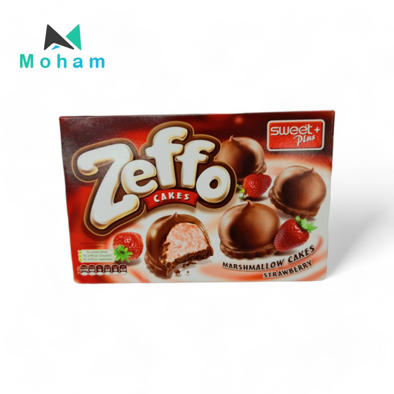 Zeffo Marshmallow Cakes Strawberry 12pcs. 150 grams