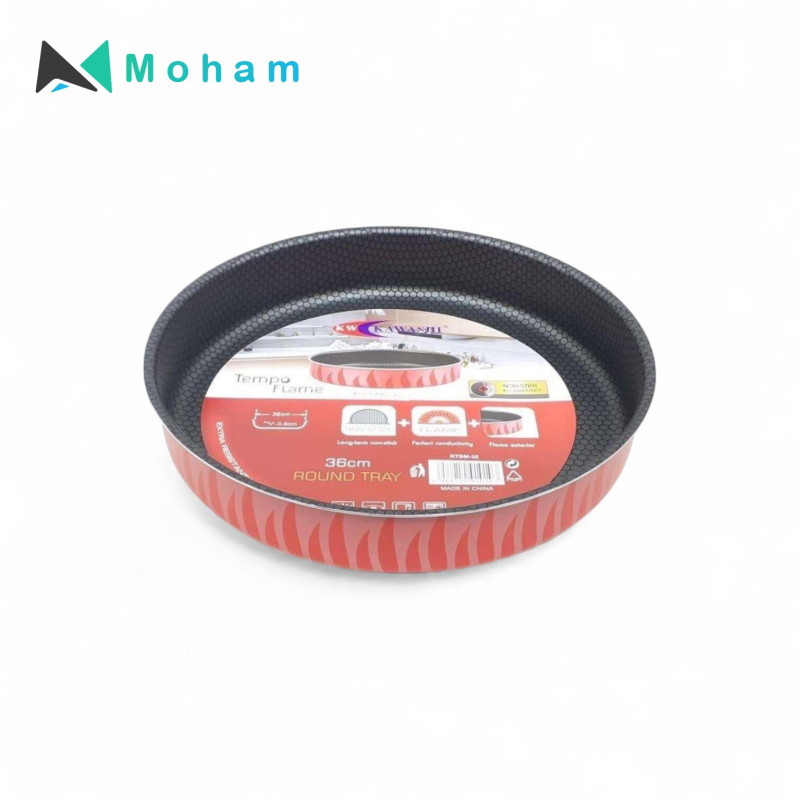 KAWASHI  TEMPO FLAME ROUND TRAY