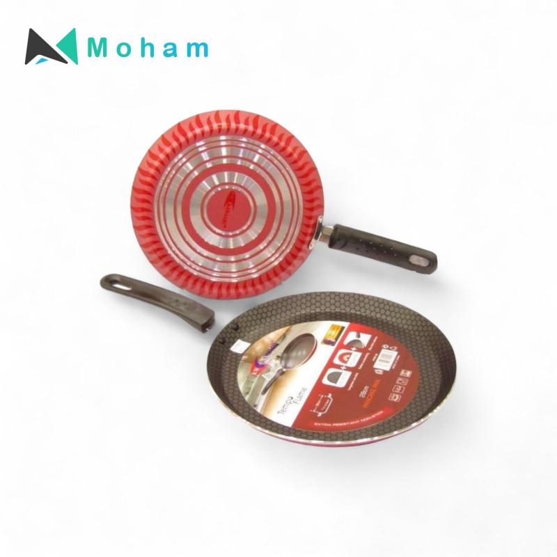 FLAME PIZZA PAN WITH HANDLE