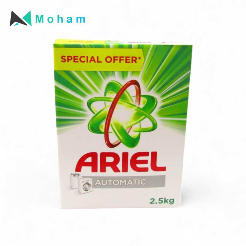 ARIEL DETERGENT POWDER GREEN 2.5KG
