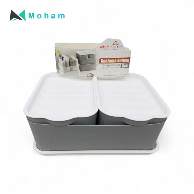 STORAGE BOX SET-(2X2L+5)