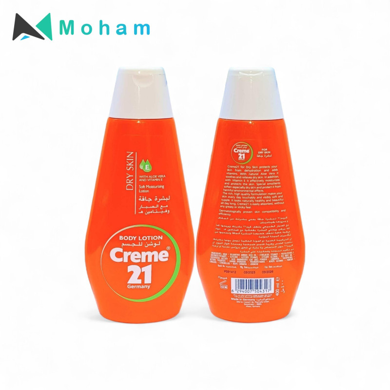 CREAM 21 LOTION 400ML DRY SKIN